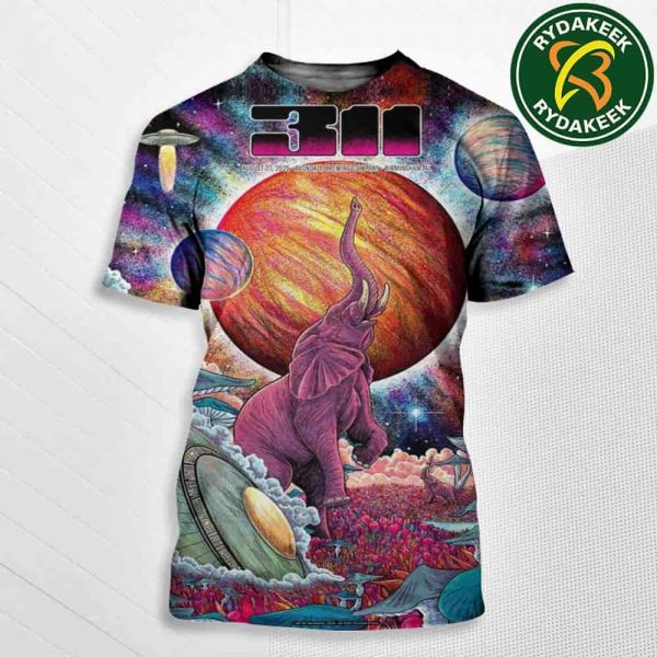 311 Band Unity Tour 2025 Event Merchandise Birmingham, Alabama Magic City At Avondale Brewing Company On August 27 2025 All Over Print T-Shirt