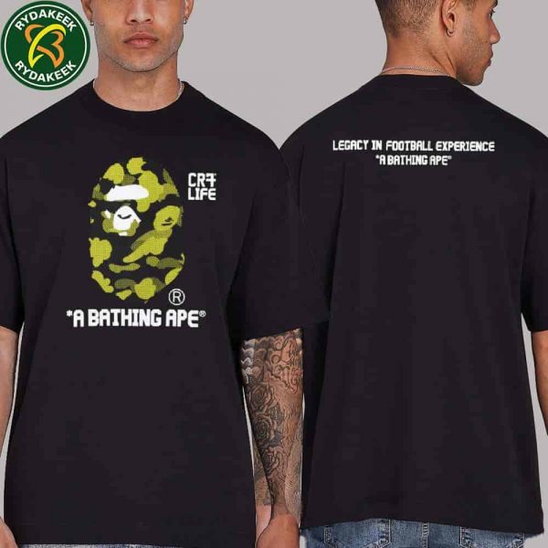 A Bathing Ape Cristiano Ronaldo’s BAPE CR7 Life Museum Life Camo Relaxed Fit Two Sided Unisex T-Shirt