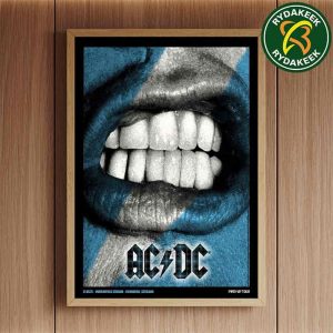 ACDC PWR Up Event Tour 2025 In Edinburgh Event Tee At Murrayfield Stadium August 21 Merch Home Decor Poster Canvas