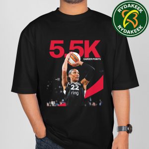 A’ja Wilson M’V3 NBA The Fastest to 5’500 career Points Unisex T-Shirt