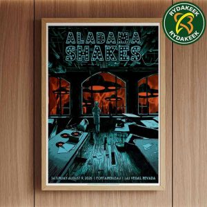 Alabama Shakes Las Vegas Nevada Exclusive Poster On August 9 2025 At Font Ainebleau Home Decor Poster Canvas