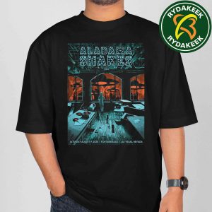 Alabama Shakes Las Vegas Nevada Exclusive Poster On August 9 2025 At Font Ainebleau Merchandise T-Shirt