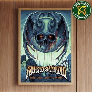 Avenged Sevenfold In Chicago, Illinois On August 31 And September 1 2025 Home Decor Poster Canvas