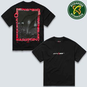 Awake NY X Jordan 5 Borough Collection Two Sided White Unisex T-Shirt