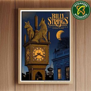 Billy Strings Summer Tour 2025 In Vancouver, British Columbia At Commodore Ballroom On August 19-20 Pat Hamou Art Home Decor Poster Canvas