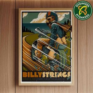 Billy Strings Summer Tour 25 In Milwaukeek WI On August 8 Art By Dan Dippel