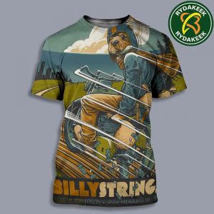 Billy Strings Summer Tour 25 In Milwaukeek WI On August 8 Art By Dan Dippel All Over Print Shirt
