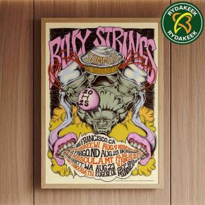 Billy Strings Summer Tour 25 Poster No 2 By Logan Fox