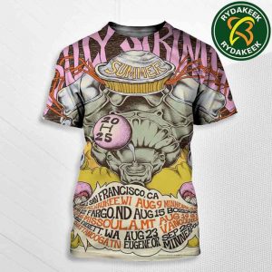 Billy Strings Summer Tour 25 Poster No 2 By Logan Fox All Over Print Shirt