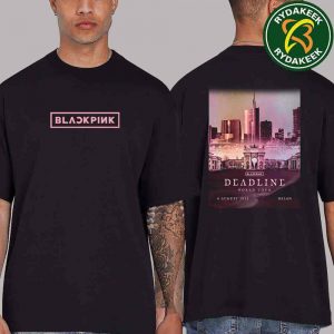 Blackpink Deadline World Tour 2025-2026 Exclusive Tee In Milan Italy At Ippodromo SNAI La Maura On August 6 Merchandise T-Shirt