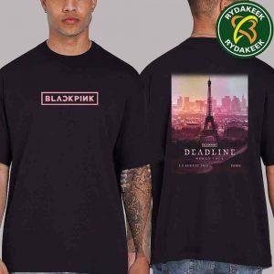 Blackpink Deadline World Tour 2025-2026 Exclusive Tee Paris France At Stade de France On August 2-3 Merchandise T-Shirt