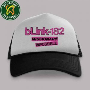 Blink 182 Missionary Impossible 2025 Tour Trucker Hat