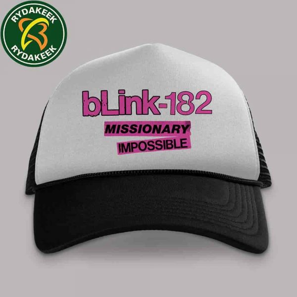 Blink 182 Missionary Impossible 2025 Tour Trucker Hat