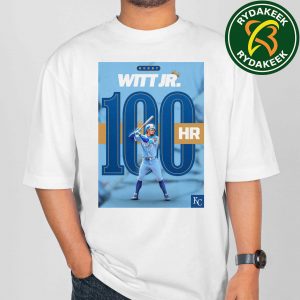 Bobby Witt Jr Kansas City Royals MLB Career HR No. 100 for No. 7 2025 Unisex T-shirt