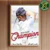 Brad Dalke Congratulations Champion The Creator Classic At East Lake 2025 Golf Home Decor Poster Canvas
