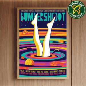 Bumbershoot Arts And Music Festival 2025 In Seattle Center, Seattle, WA On August 30-31 2025 Labor Day Last Weekend Home Decor Poster Canvas