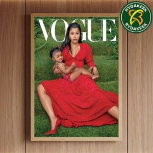 Cardi B The First Rap Bitch on the cover of Vogue – Imaginary Playerz Home Decor Poster Canvas
