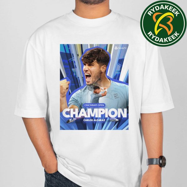 Carlos Alcaraz Congratulations Cincinnati Open Champion Tennis 2025 Unisex T-Shirt