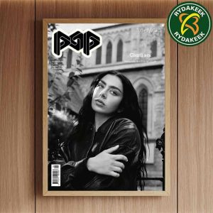 Charli XCX Black And White Pop Magazine Issue 53 Autumn Winter 2025 Alasdair Mclellan Photography Home Decor Poster Canvas