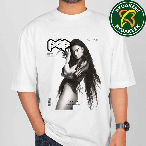 Charli XCX Pop Magazine Issue 53 Autumn Winter 2025 Charlotte Wales Photography T-Shirt