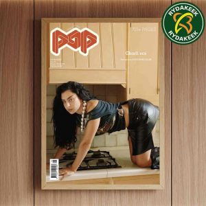 Charli XCX Pop Magazine Red Logo Issue 53 Autumn Winter 2025 Alasdair Mclellan Photography Home Decor Poster Canvas