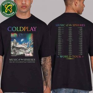 Coldplay Music Of The Spheres Hull UK Merchandise Tee At Craven Park August 18-19 2025 Two Sided Unisex T-Shirt
