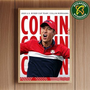 Collin Morikawa The US Ryder Cup Team 2025 Home Decor Poster Canvas