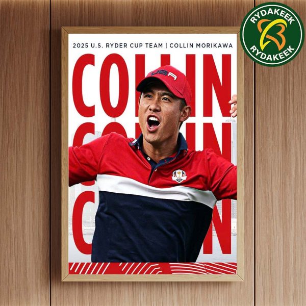 Collin Morikawa The US Ryder Cup Team 2025 Home Decor Poster Canvas