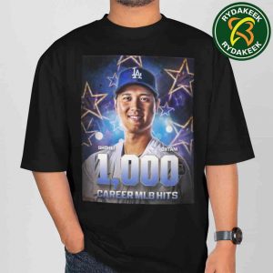 Congratulations To Shohei Ohtani On 1000 Career MLB Hits Unisex T-Shirt