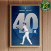 Justin Verlander Reaches 3500 Career Strikeouts Milestone With San Francisco Giants MLB Home Decor Poster Canvas