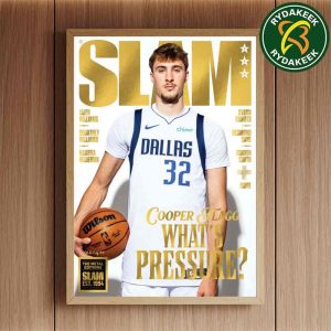 Cooper Flagg Dallas Mavericks NBA Gold Metal Edition SLAM 258 Cover Collection 2025 Home Decor Poster Canvas