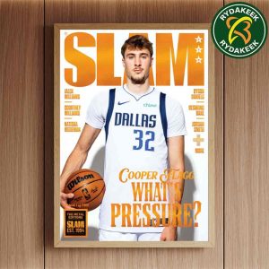 Cooper Flagg Dallas Mavericks NBA Orange Metal Edition SLAM 258 Cover Collection 2025 Home Decor Poster Canvas