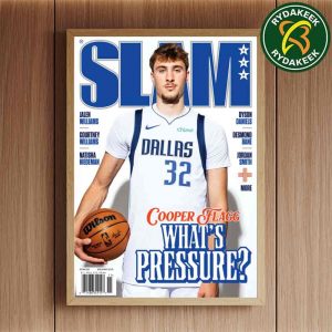 Cooper Flagg Dallas Mavericks NBA Orange Metal Edition SLAM 258 Cover Collection 2025 Home Decor Poster Canvas