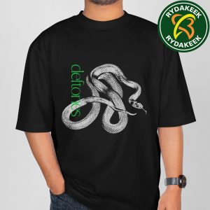 Deftones Logo Snake Tee In North American Tour 2025 Merchandise T-Shirt