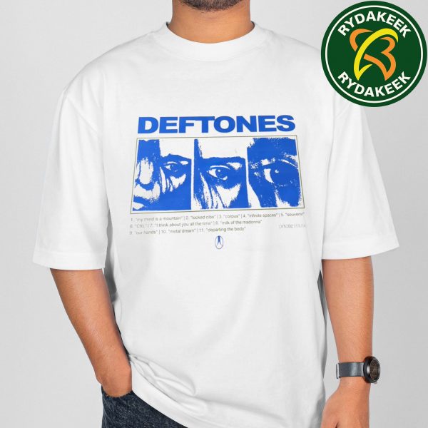 Deftones Merchandise In North American Tour 2025 T-Shirt
