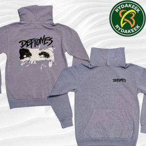 Deftones North American Tour 2025 Official Merchandise Light Blue Eyes Hoodie Shirt