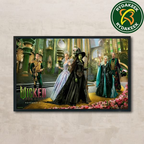 Exclusive Character Posters Wicked For Good In Theaters On November 21 2025 Home Decor Poster Canvas