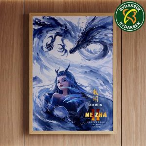 Exclusive character posters for Ne Zha 2 Ao Run In theaters and IMAX on August 22 Home Decor Poster Canvas