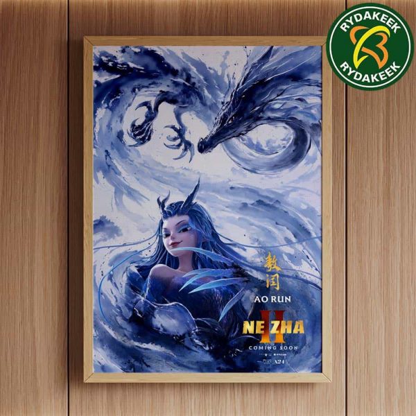 Exclusive character posters for Ne Zha 2 Ao Run In theaters and IMAX on August 22 Home Decor Poster Canvas