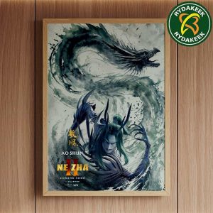 Exclusive character posters for Ne Zha 2 Ao Shun In theaters and IMAX on August 22 Home Decor Poster Canvas