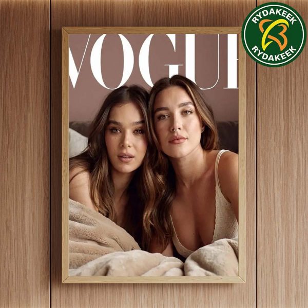 Hailee Steinfeld And Florence Pugh Stun On Vogue Magazine 2025 Home Decor Poster Canvas