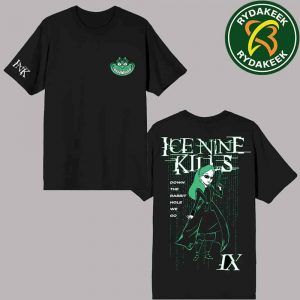 Ice Nine Kills Nightmare On The Ninth Collection Merch Malice In Wonderland Two Sided Unisex T-Shirt