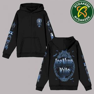 Ice Nine Kills Nightmare On The Ninth Collection Merch Rest In Fleece Zip Hoodie Shirt