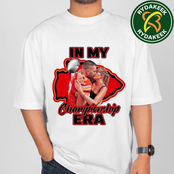 In My Championship Era Taylor Swift And Travis Kelce Chiefs Unisex T-Shirt