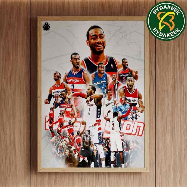 John Wall Washington Wizards NBA 2025 A Forever Wizard A Lasting legacy Congratulations Retirement Home Decor Poster Canvas