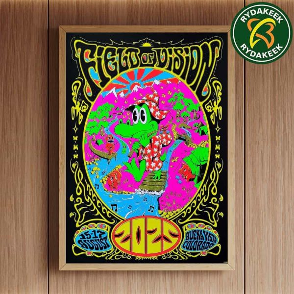 King Gizzard And The Lizard Wizard Field of Vision Exclusive Poster Buena Vista Colorado On August 15 2025 – August 17 2025  Home Decor Poster Canvas