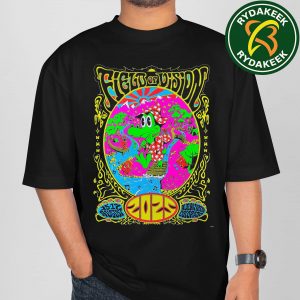 King Gizzard And The Lizard Wizard Field of Vision Exclusive Poster Buena Vista Colorado On August 15 2025 – August 17 2025 T-Shirt