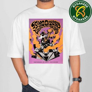 King Gizzard and The Lizard Wizard Exclusive Poster Los Angeles On August 10 2025 At Hollywood Bowl Merchandise T-Shirt