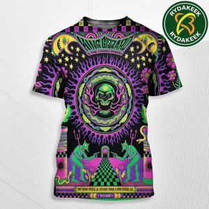 King Gizzard and The Lizard Wizard Phantom Island Tour 2025 Official Merchandise at The Rady Shell at Jacobs Park in San Diego on August 11 All Over Print T-Shirt