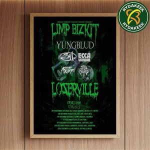 Limp Bizkit Gringo Papi Tour 2025 Loserville Collab Yungblud Schedule List Dates Home Decor Poster Canvas